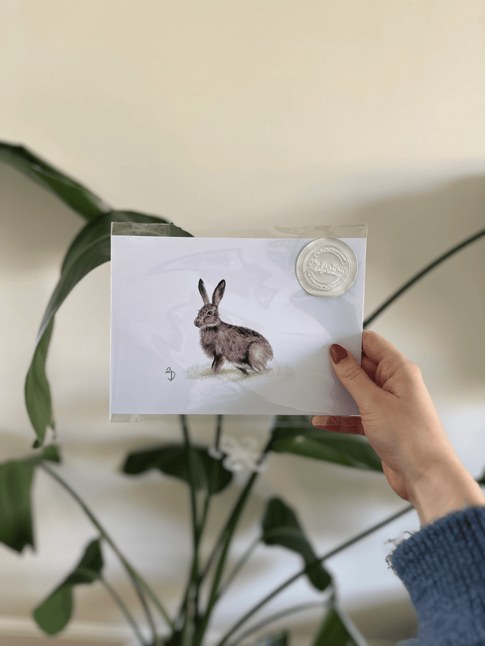 Tiny Hare Print image